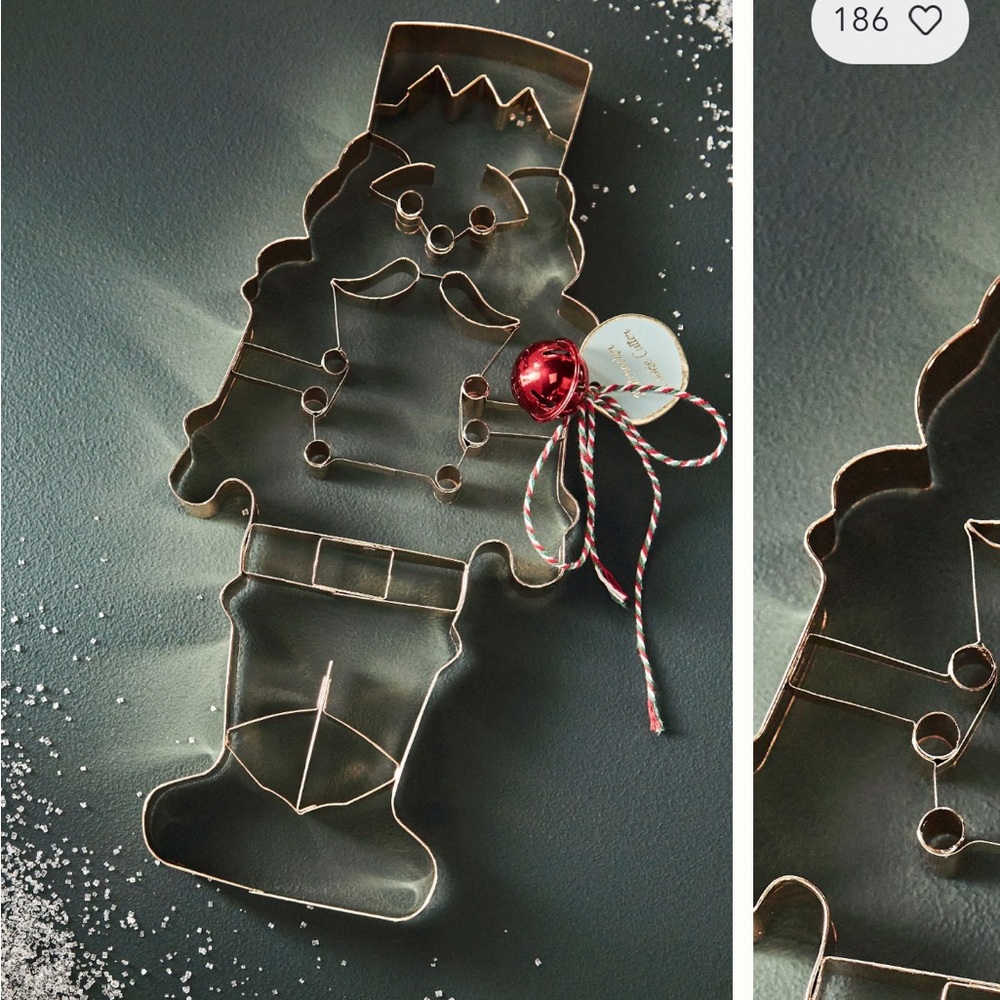 NEW jumbo nutcracker cookie cutter from Anthropologie